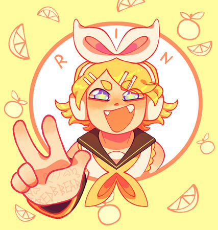 Fanart of Kagamine Rin